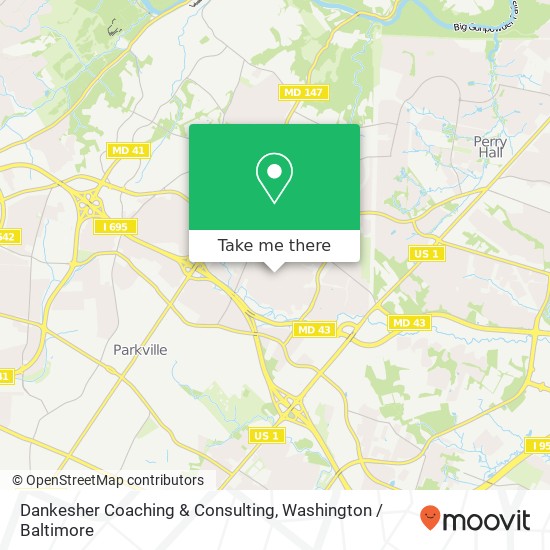 Mapa de Dankesher Coaching & Consulting, 9318 Shadycreek Way
