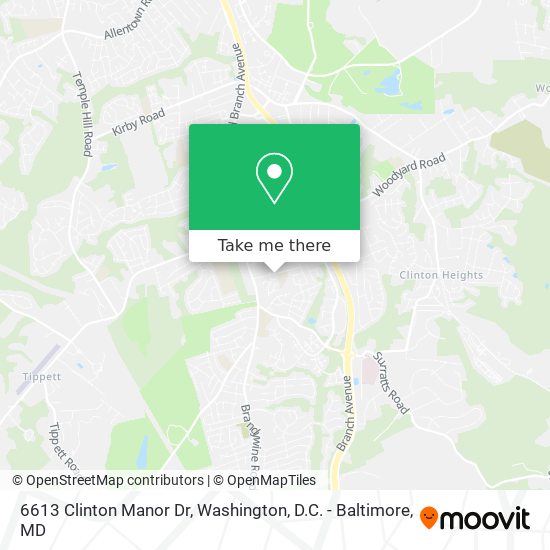 6613 Clinton Manor Dr map