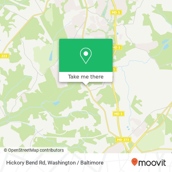 Hickory Bend Rd, Clinton, MD 20735 map