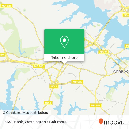 Mapa de M&T Bank, 2047 West St