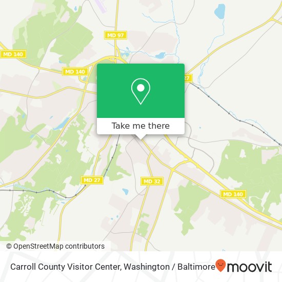 Mapa de Carroll County Visitor Center