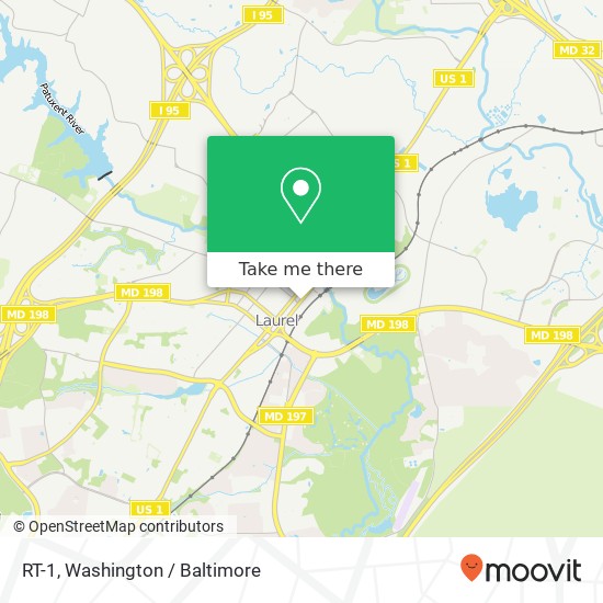 RT-1, Laurel, MD 20707 map