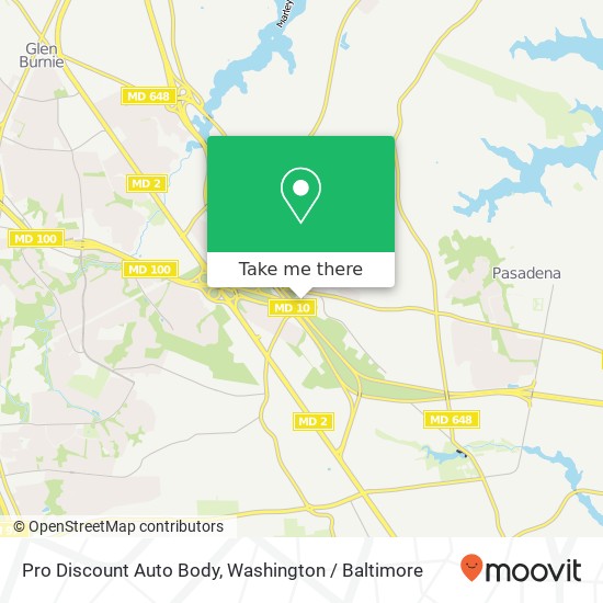 Pro Discount Auto Body, 8009 Jumpers Hole Rd map