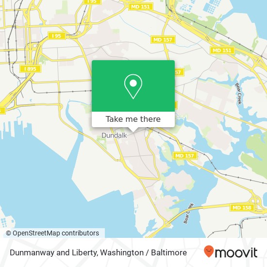 Dunmanway and Liberty, Dundalk, MD 21222 map