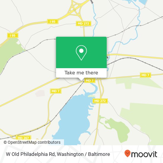 Mapa de W Old Philadelphia Rd, North East, MD 21901