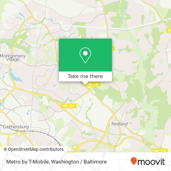 Metro by T-Mobile, 8035 Snouffer School Rd map