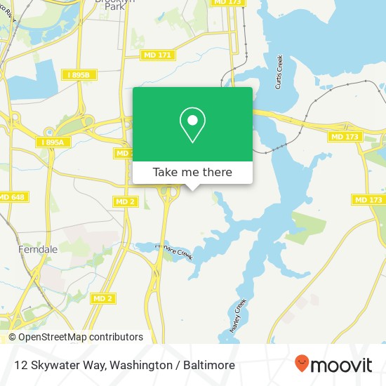 12 Skywater Way, Glen Burnie, MD 21060 map