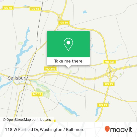118 W Fairfield Dr, Salisbury, MD 21804 map