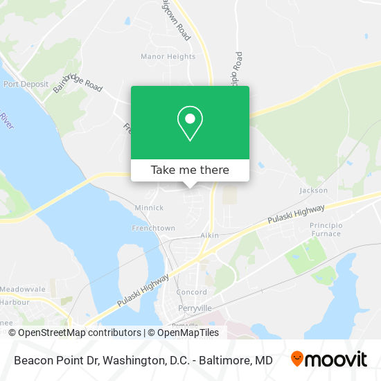 Beacon Point Dr map