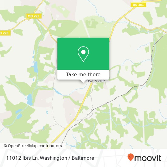 11012 Ibis Ln, Upper Marlboro, MD 20772 map