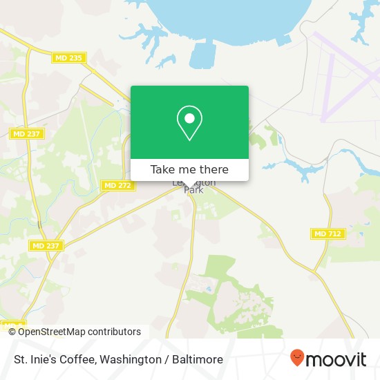 Mapa de St. Inie's Coffee, 46915 S Shangri la Dr