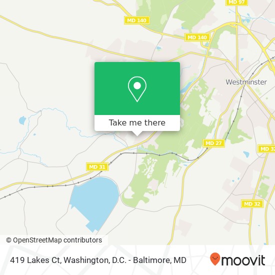 419 Lakes Ct, Westminster, MD 21158 map