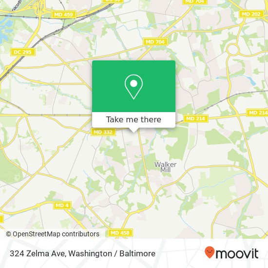 324 Zelma Ave, Capitol Heights, MD 20743 map