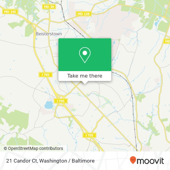 21 Candor Ct, Reisterstown, MD 21136 map