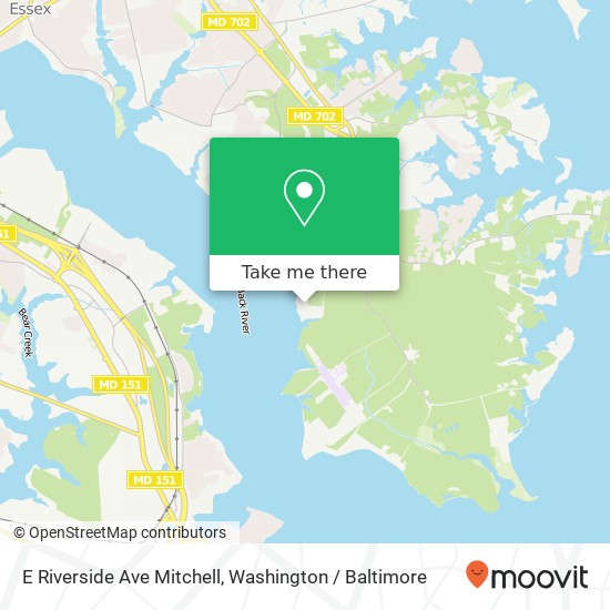 E Riverside Ave Mitchell, Essex, MD 21221 map