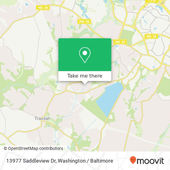 13977 Saddleview Dr, Gaithersburg, MD 20878 map