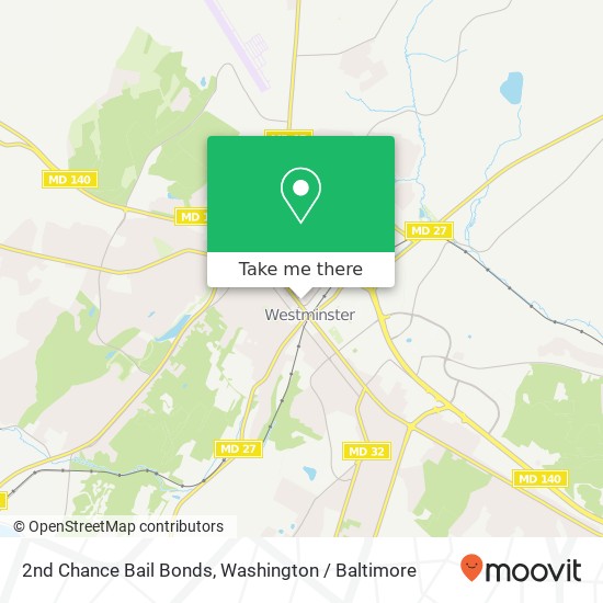 Mapa de 2nd Chance Bail Bonds, 62 W Main St