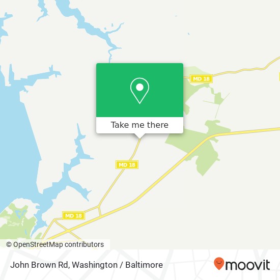 Mapa de John Brown Rd, Centreville, MD 21617