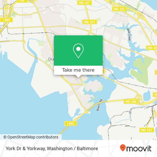 York Dr & Yorkway, Dundalk, MD 21222 map