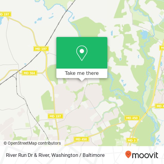 River Run Dr & River, Bowie, MD 20715 map