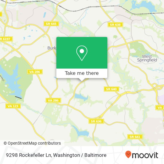 9298 Rockefeller Ln, Springfield, VA 22153 map