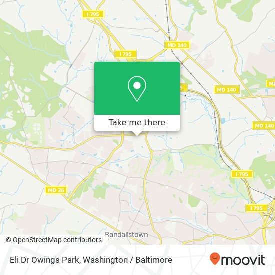 Eli Dr Owings Park, Owings Mills, MD 21117 map