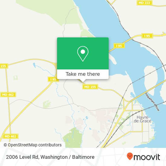 2006 Level Rd, Havre de Grace, MD 21078 map
