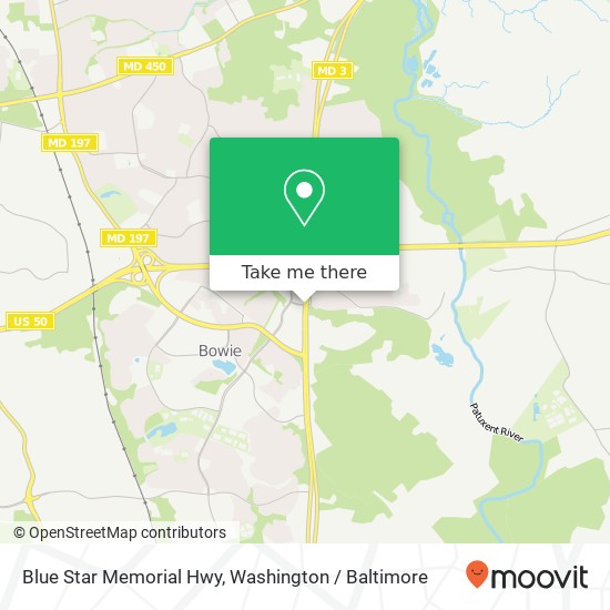 Blue Star Memorial Hwy, Bowie, MD 20716 map