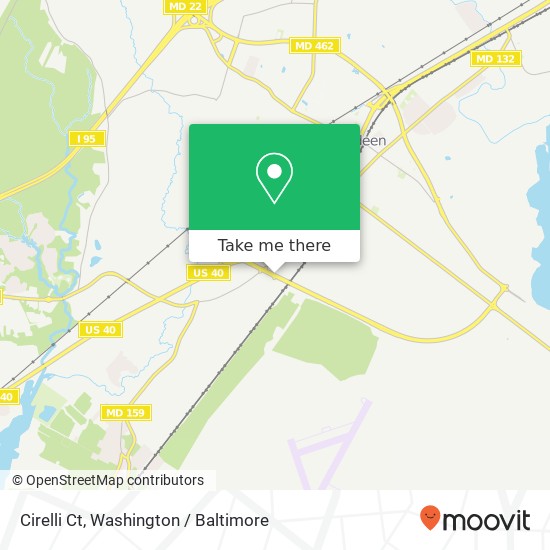 Cirelli Ct, Aberdeen, MD 21001 map