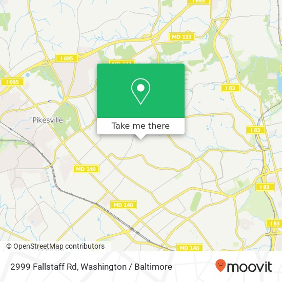 2999 Fallstaff Rd, Baltimore, MD 21209 map