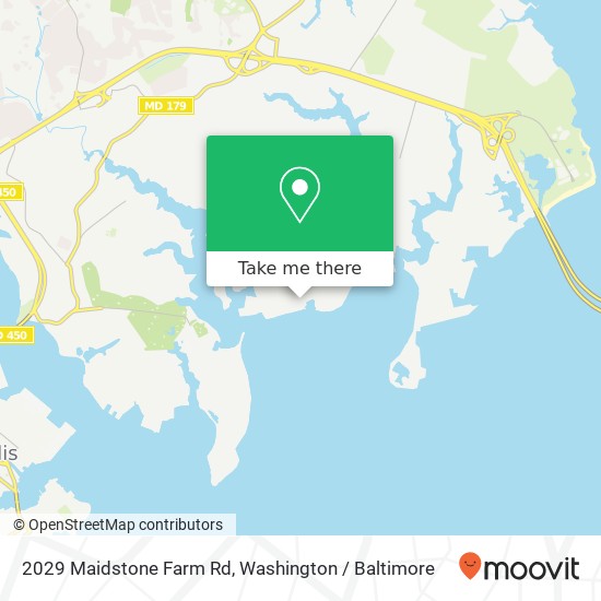 2029 Maidstone Farm Rd, Annapolis, MD 21409 map