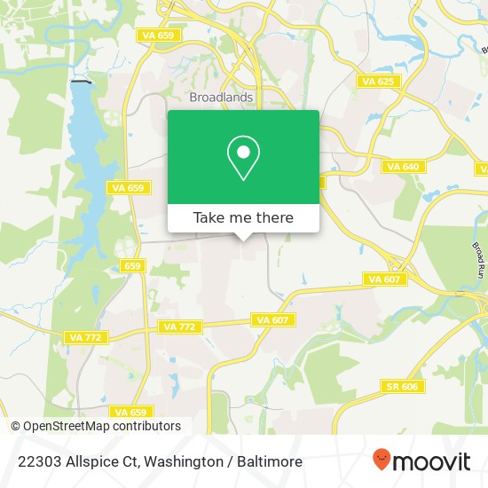 22303 Allspice Ct, Ashburn, VA 20148 map