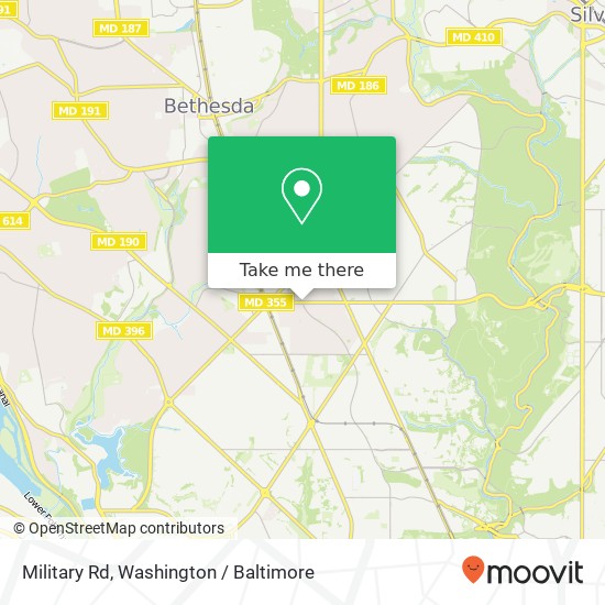 Mapa de Military Rd, Washington, DC 20015