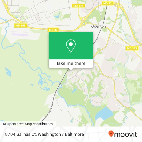 8704 Salinas Ct, Odenton, MD 21113 map