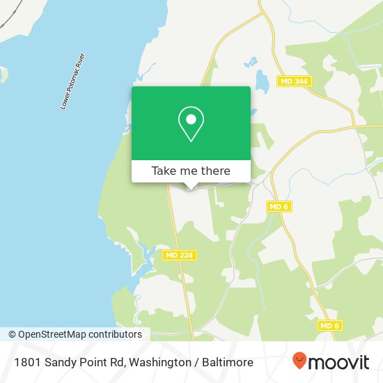 1801 Sandy Point Rd, Nanjemoy, MD 20662 map