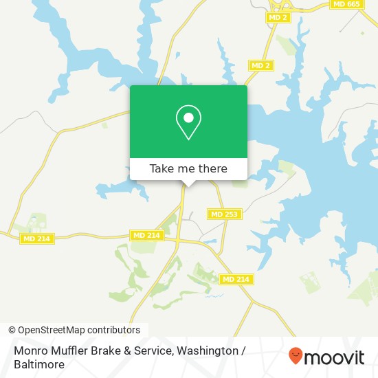 Monro Muffler Brake & Service, 3149 Solomons Island Rd map