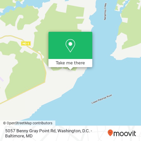 5057 Benny Gray Point Rd, Nanjemoy, MD 20662 map