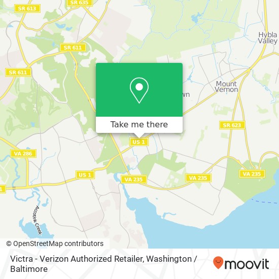 Mapa de Victra - Verizon Authorized Retailer, 8790 Sacramento Dr