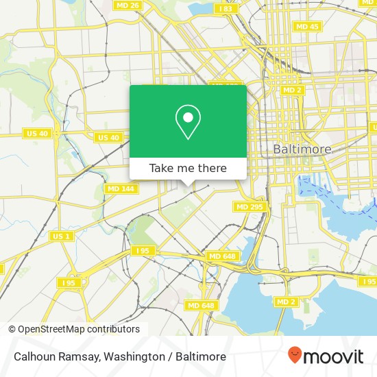 Calhoun Ramsay, Baltimore, MD 21223 map