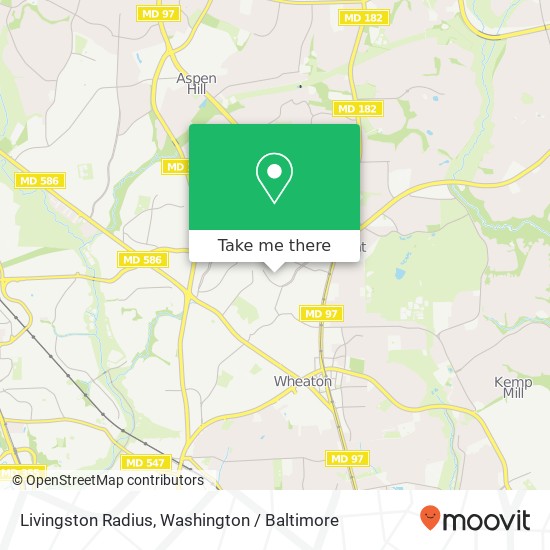 Livingston Radius, Silver Spring, MD 20902 map