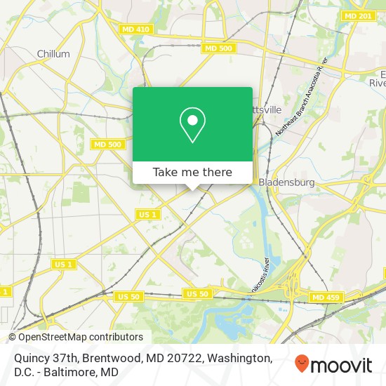 Quincy 37th, Brentwood, MD 20722 map