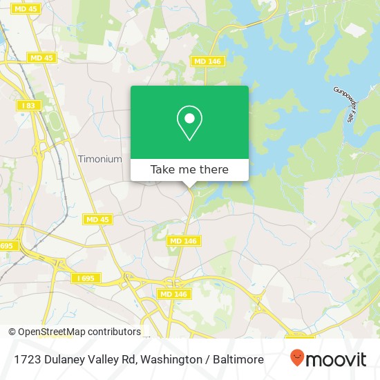 1723 Dulaney Valley Rd, Lutherville Timonium, MD 21093 map