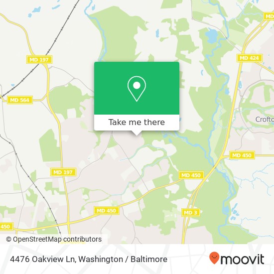 4476 Oakview Ln, Bowie, MD 20715 map