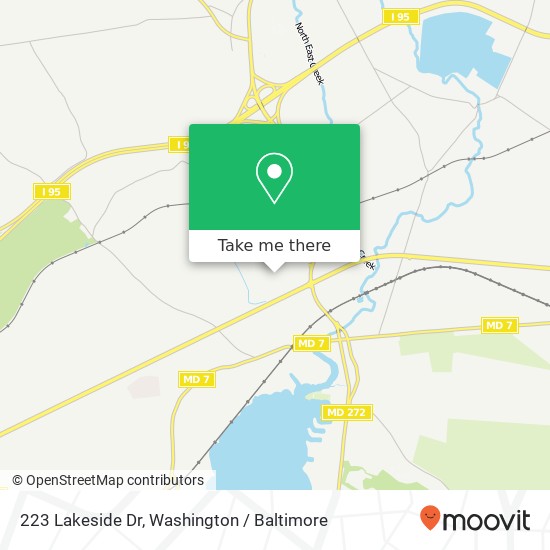 223 Lakeside Dr, North East, MD 21901 map