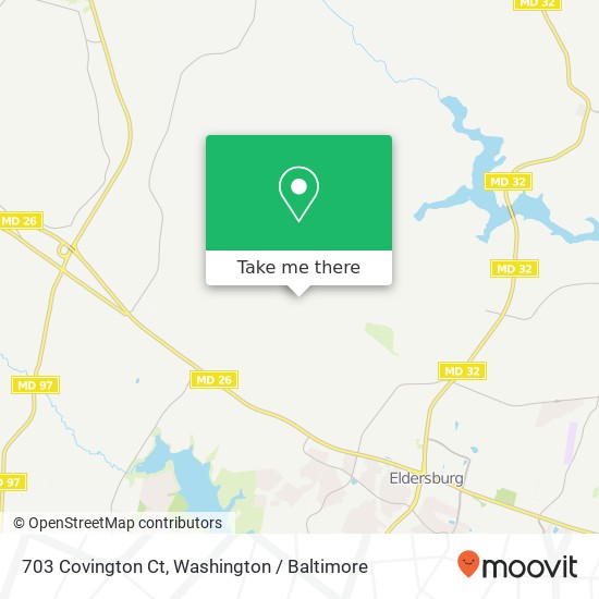 Mapa de 703 Covington Ct, Sykesville, MD 21784