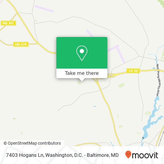 7403 Hogans Ln, Salisbury, MD 21801 map