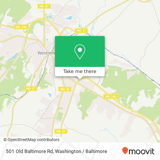 501 Old Baltimore Rd, Westminster, MD 21157 map