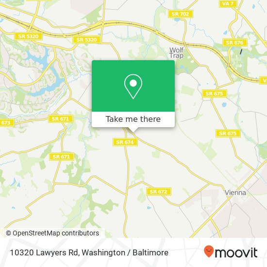 10320 Lawyers Rd, Vienna, VA 22181 map