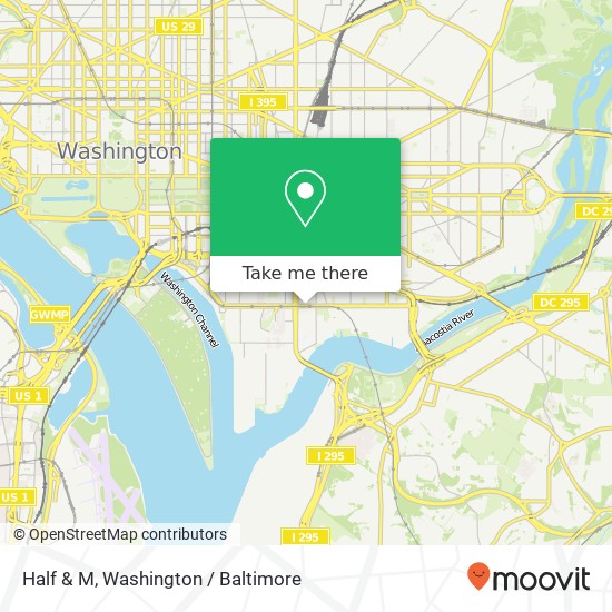 Half & M, Washington, DC 20003 map