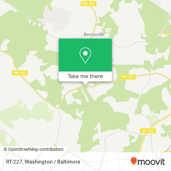 RT-227, Pomfret, MD 20675 map